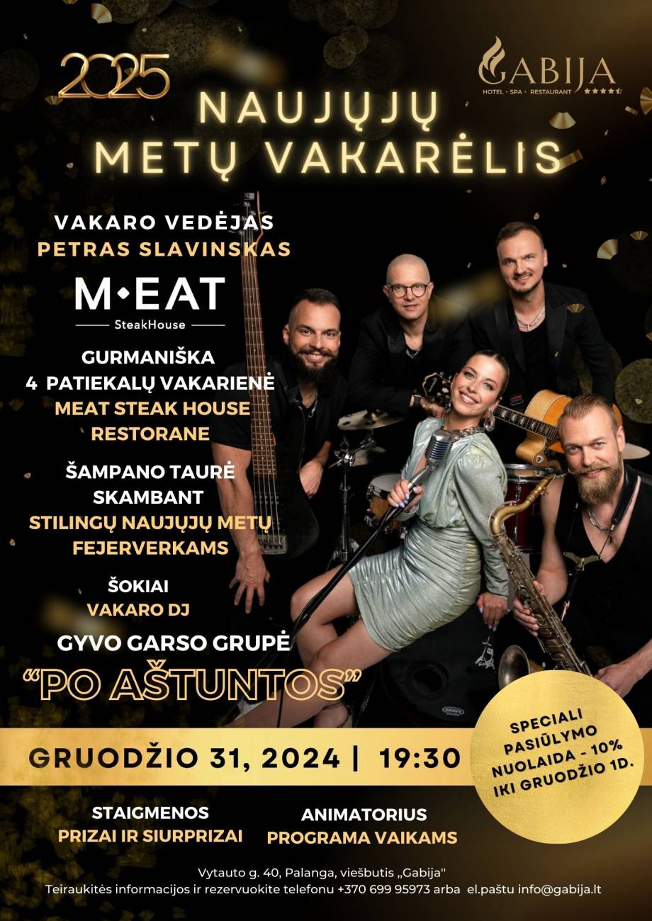 Viešbutis "Gabija", Meat Steak House restoranas!